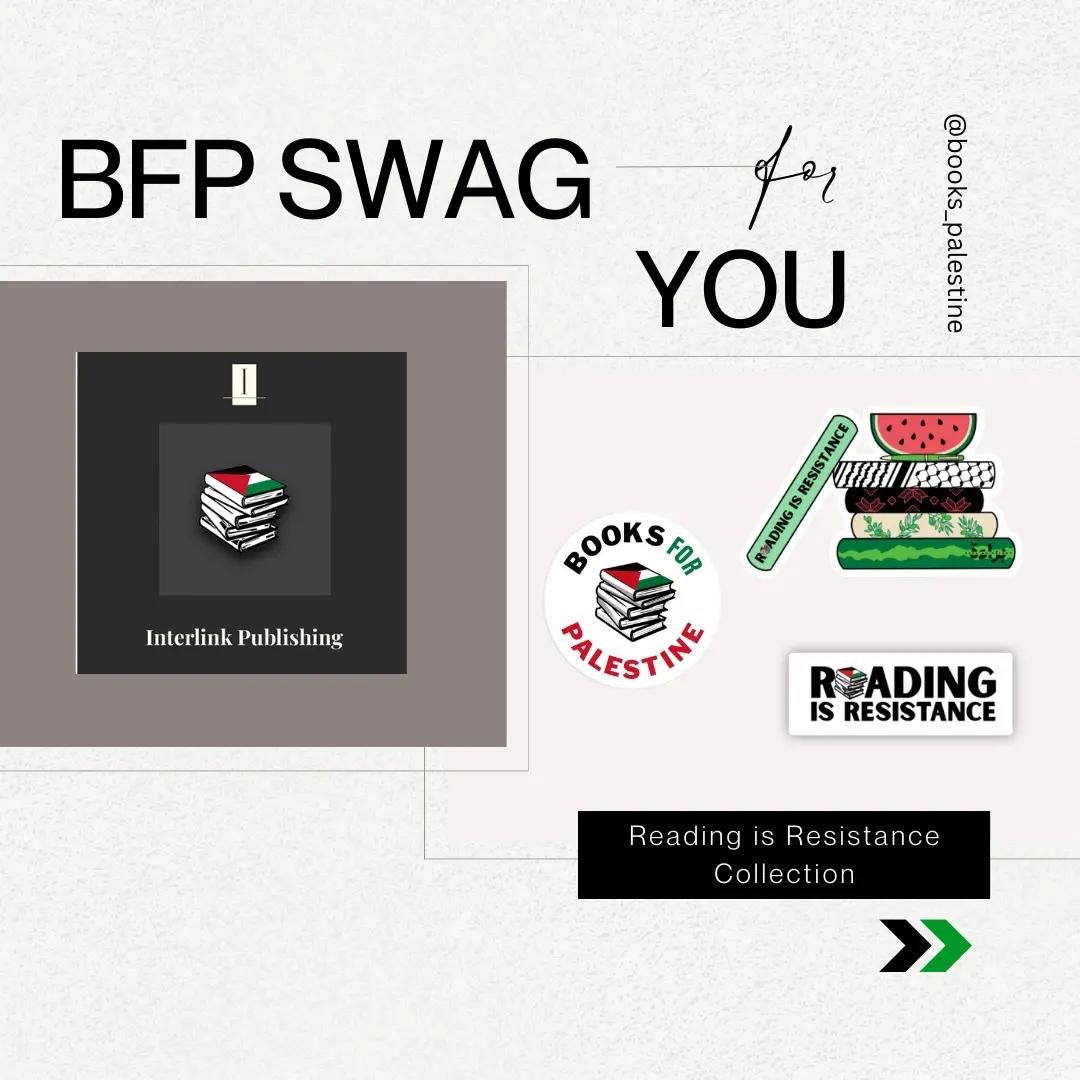 books_palestine's tweet photo. We are extremely proud and excited to announce Books for Palestine’s official “Reading is Resistance” merch campaign in partnership with @InterlinkBooks to raise funds to support the career growth of Palestinian storytellers in North America. This campaign will run through 3/24. https://t.co/i5jtzjWQqV