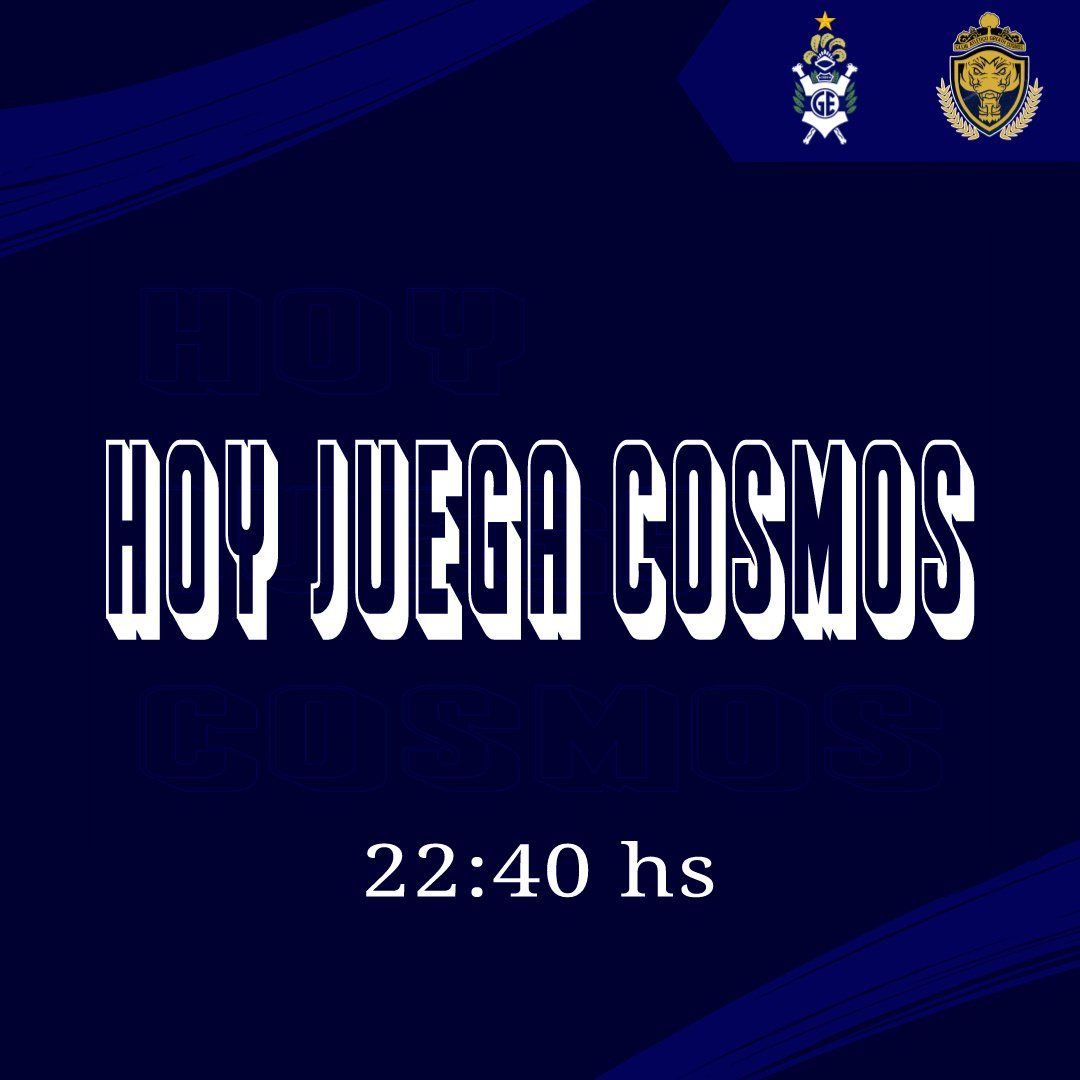 HOY HOY HOY JUEGA EL DRAGÓN 🐉 

Nos enfrentamos ante el último campeón del #TrofeoLAM por un hueco en las semifinales. 

El partido inicia a las 22:40hs apróximadamente (🇦🇷) y lo podes ver en directo en twitch.tv/LaLiga21

#VamosCosmos🖤
