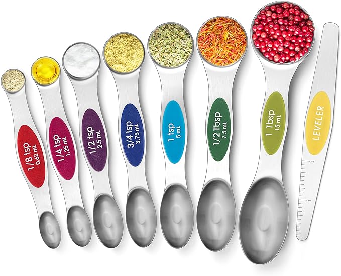 AbodeAppetite's tweet image. Magnetize Your Cooking: Urbanstrive Stainless Steel Measuring Spoons Set
Products: amzn.to/48h1tZ3

#UrbanstriveKitchen #MagneticMeasuringSpoons #CookingGadgets #StainlessSteelSpoons #KitchenEssentials #DualSidedMeasuring #LiquidDryFood #SpiceJarFit #MeasuringCupsSpoons