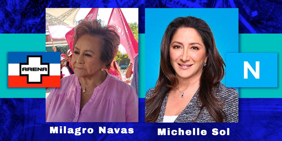 SVElClarin's tweet photo. ¿Quién ganará las próximas elecciones municipales de La Libertad Este?

1. @misol140, de @nuevasideas 
2. La candidata de ARENA https://t.co/bpLCgZsMjy