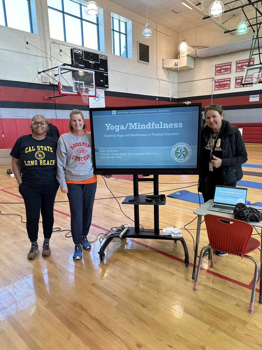 So excited to represent the Houston ISD Lead Teacher Cadre today teaching Yoga/ Mindfulness at our HPE district professional development!  Love working with these ladies!  <a href="/rsearcy6/">renita</a> <a href="/NoraRyan19/">Nora Ryan</a> <a href="/fceaser/">Felicia Ceaser-White, M.Ed</a> <a href="/BCMbiotechRusk/">BCM Biotech @ Rusk</a> <a href="/HISD_HPE/">HISD_ Health/PE</a> <a href="/RuckerHISD/">Rucker Elementary</a> <a href="/PineyElem/">Piney Point-old site, not updated</a> <a href="/HISD_HPE/">HISD_ Health/PE</a>