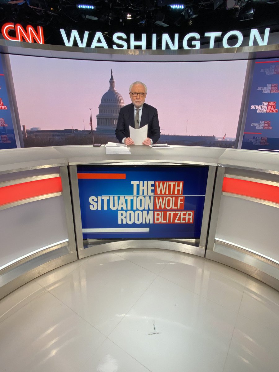 Good to be back in The Situation Room. Two hours of news today. 5-7PM ET.