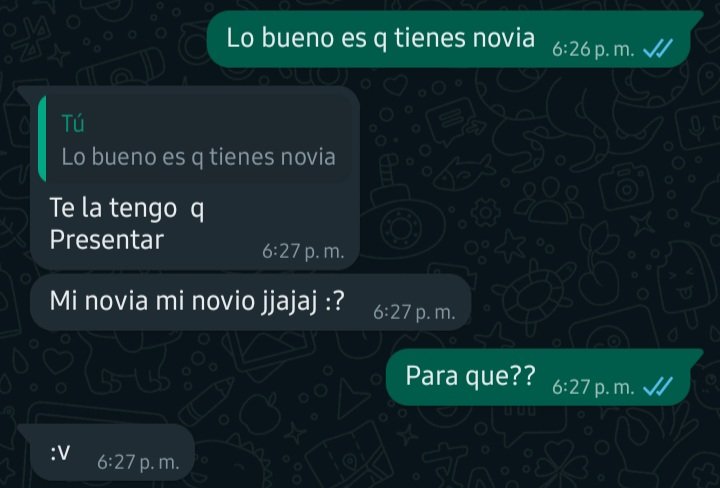 Lo bueno de llevar una "vida normal" saber respetar la confianza que dan, saber hacer las cosas bien para cuando diga estoy con mi pana la man se quede fría mientras el está probando verga