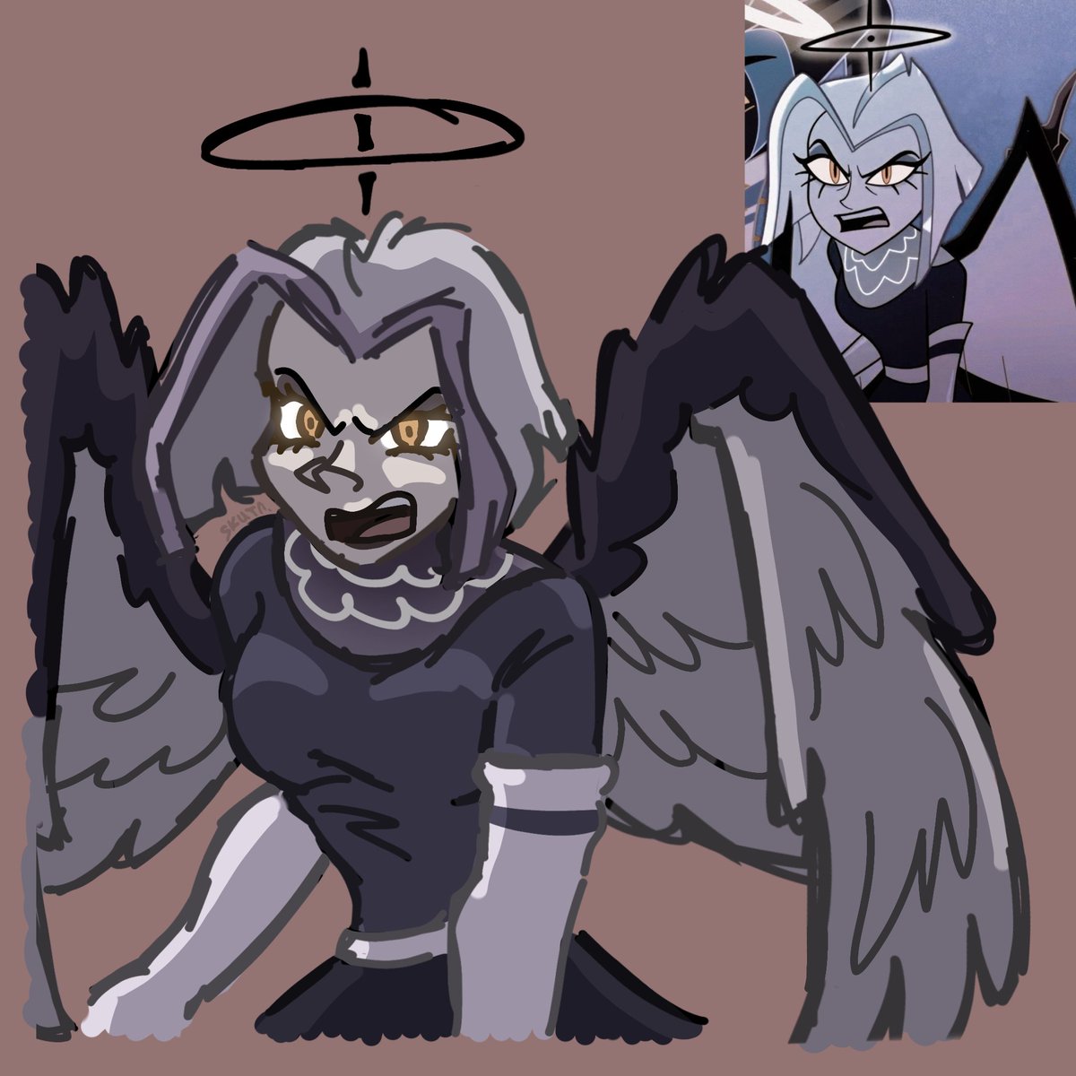 AkazasBallz's tweet photo. some lute scenes redraws fy 
#fyp #lute #hazbinhatel https://t.co/crqilnOHs8