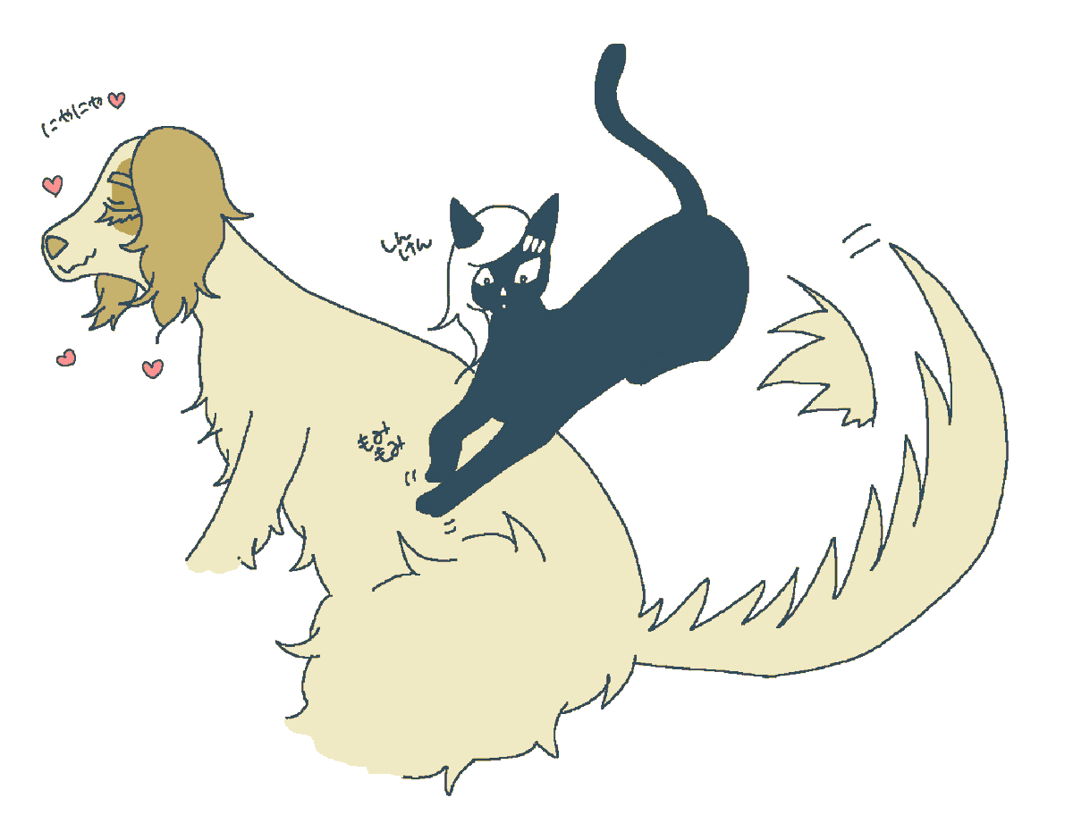 inekaritan's tweet photo. もみ職人と寝たふりの犬 https://t.co/EyA6xpsuGp