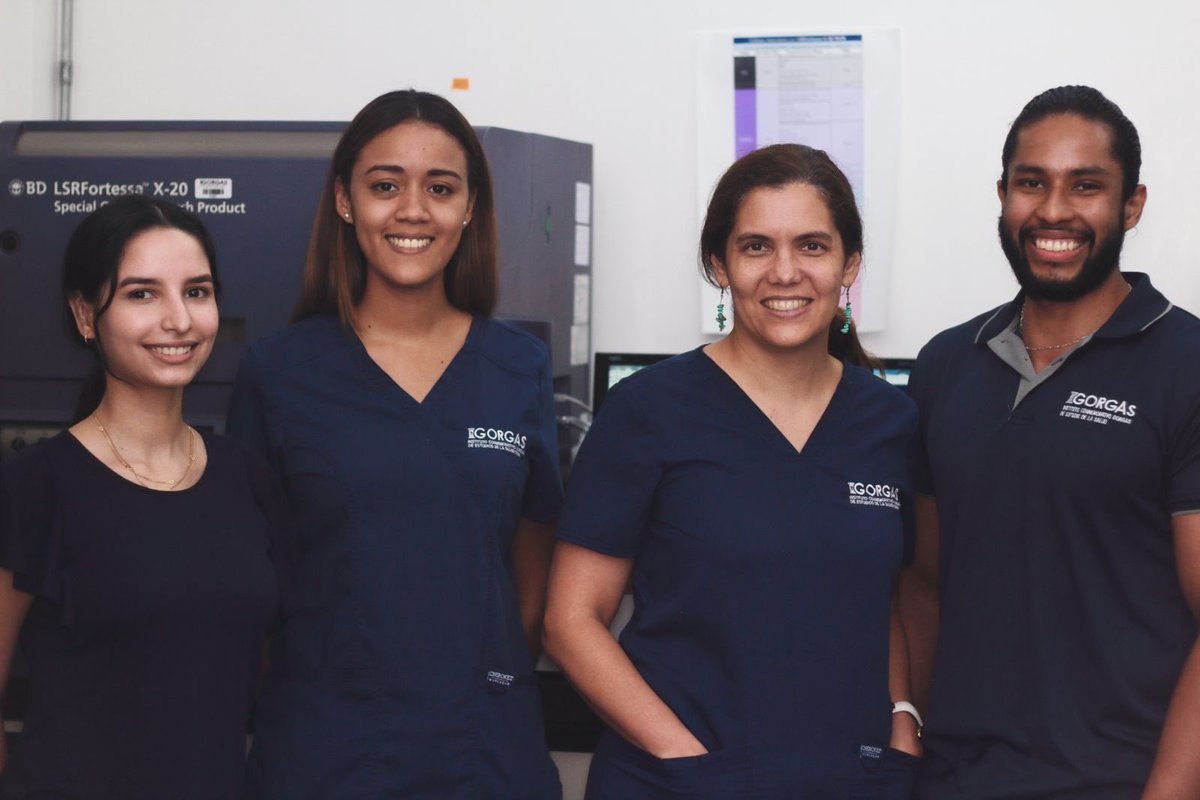 SandraLpezVergs's tweet photo. Muchas felicidades a Zumara y Jim por haber sido seleccionados para el doctorado de #biotecnología de la @utppanama @indicasat y la beca de @senacyt Muy merecido. Jóvenes brillantes del Centro de Citometria del Departamento de virología y biotecnología del @InstitutoGorgas https://t.co/RriLPyj76z