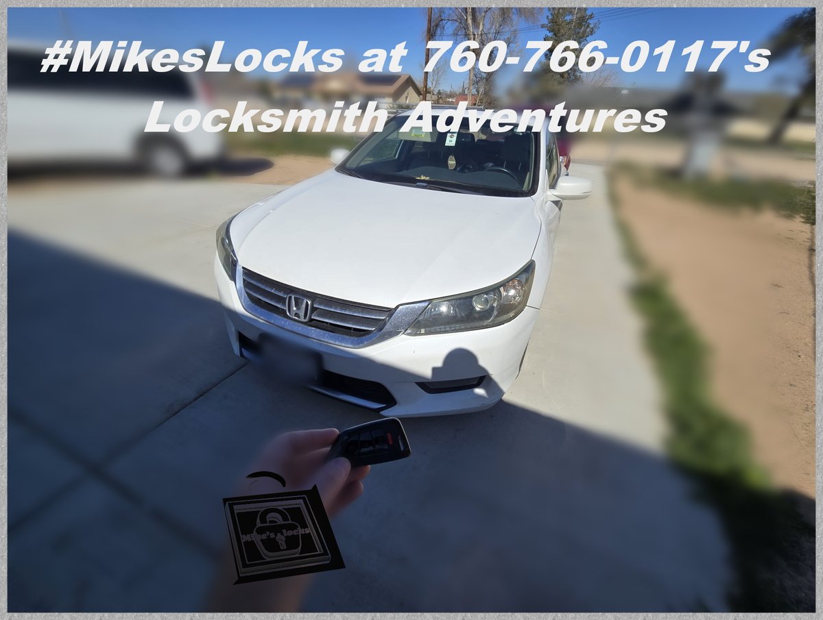 LocksMikes's tweet image. Unlocking Innovation: Mike's Locks Delivers Xhorse Aftermarket Proximity Remote for Honda Accord Push To Start '15 in Hesperia

#MikeLocksInnovates #XhorseMagic #RemoteUpgrade #HondaAccordElite #PushToStartPerfection #HesperiaLocksmith #KeylessRevolution