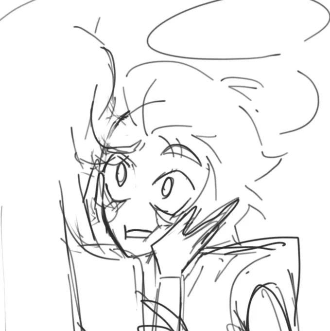 I LOVE sketching him he's so funny looking in a cute way😭 