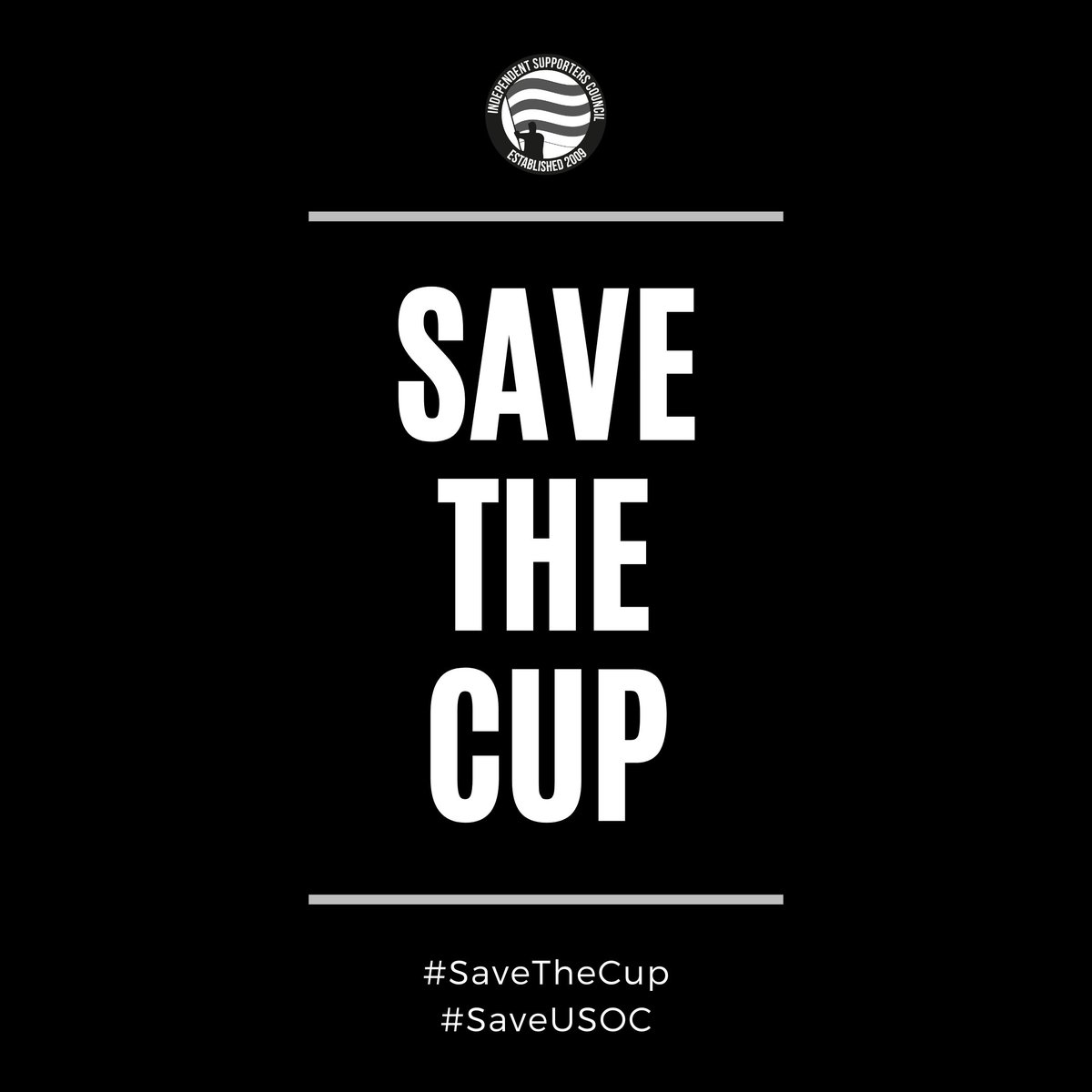 We reaffirm our stance on the US Open Cup from December, as our opinion remains unchanged. We urge others to share this thread or create their own in solidarity.

Statement from December 2023: officialisc.com/single-post/is…

#SaveTheCup
#SaveUSOC
#USOC2024 | <a href="/opencup/">U.S. Open Cup</a>