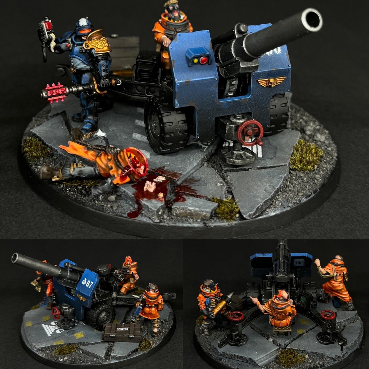 PaintMiniature's tweet photo. Penal Legion Field Ordinance Base [by ND2K19-SW]
  
 #gamesworkshop #minipainting https://t.co/uCJ5bhiN33