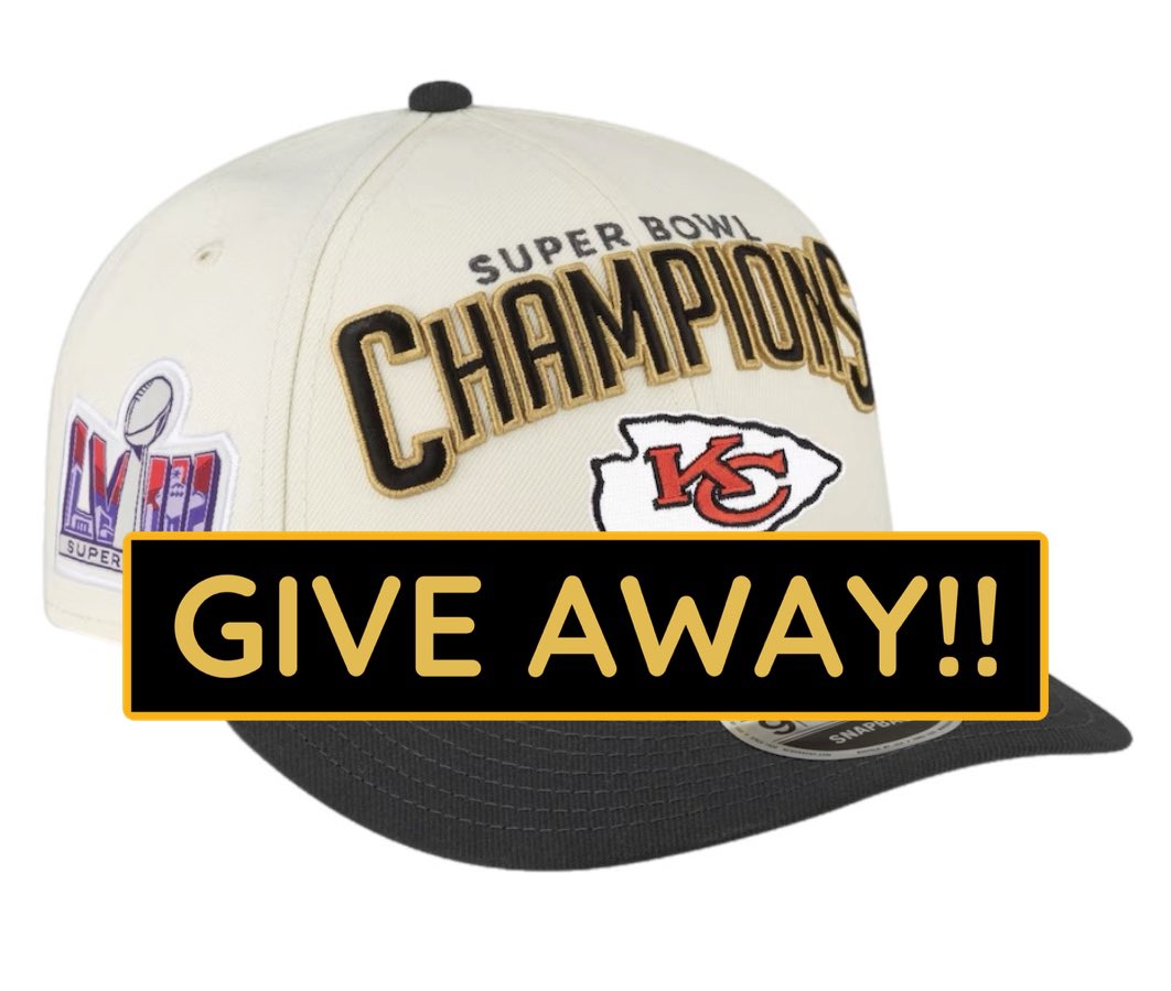 🚨🧢 GIVE AWAY TIME! 🧢🚨 Mahomes Super Bowl LVIII hat Give away rules: — Follow @farzin21 — Repost/like this post Winner must be in the US. Winner will be randomly selected and announced on Friday, February 23rd at 8 pm CT!