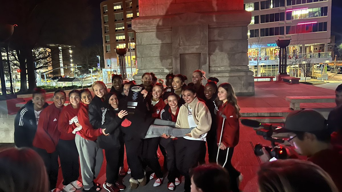 Loved being able to celebrate with this team <a href="/Pack_Gymnastics/">NC State Gymnastics</a>! Special night for a special team! 2024 ACC Regular Season Champions 🐺🏆 #Team44 #ACCGym