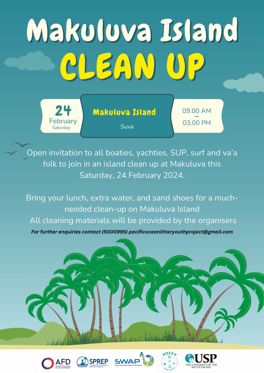 Makuluva Island cleanup happening this Saturday!