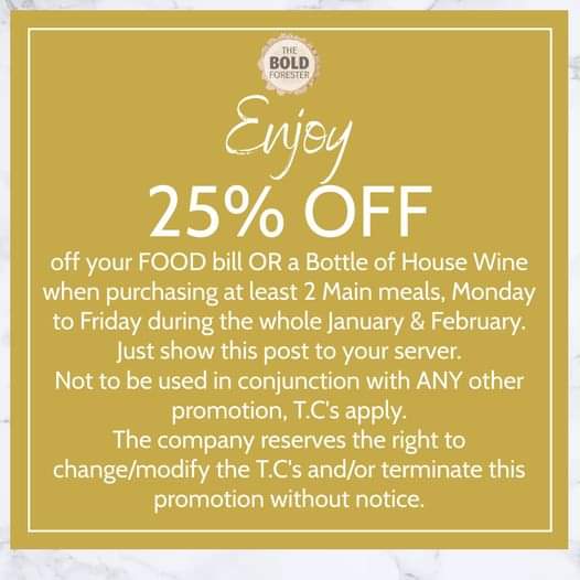 ForesterBold's tweet photo. Amazing Deal.
Book your table and show this post to your server..
TC's apply, not to be used in conjunction with any other promotion.
Reach us on 02380 175588 OR https://t.co/PtdChgnl4y https://t.co/XjBdIL2f6U