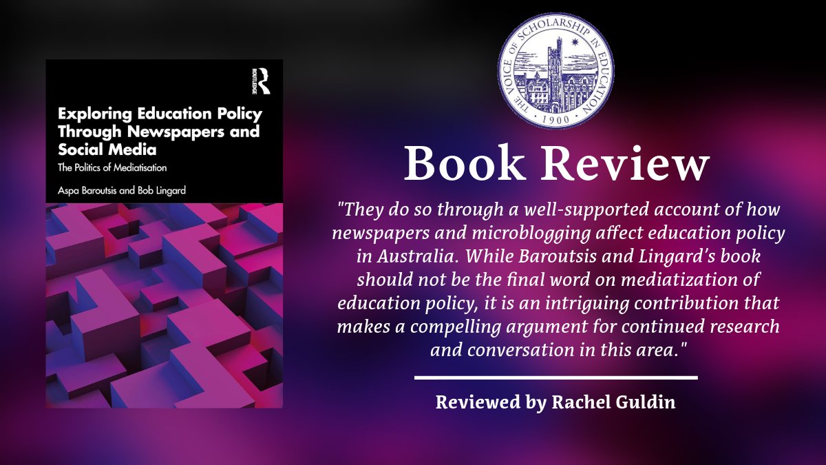 📘 Dive into "Exploring Education Policy through Newspapers &amp; Social Media" by Baroutsis &amp; Lingard. Unpack the influence of media on policy in our digital age. A must-read! 🌍 #EducationPolicy #MediaInfluence #Routledge