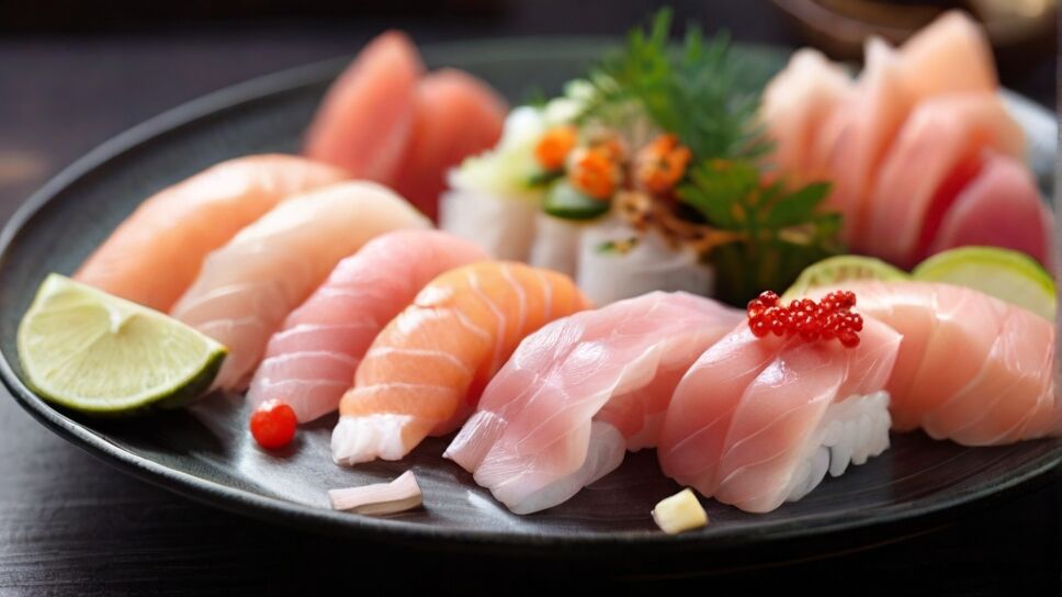 "Sashimi Symphony: A Fresh and Exquisite Japanese Culinary Delight"
.
.
.
#sashimi #sushi #rawfish #seafood #japanesefood #nigiri #sashimilover #foodporn #yummy #delicious #freshfood #healthyfood #foodie #instafood #foodgasm #nomnom #eat #dinner #lunch #foodphotography #foodblogg