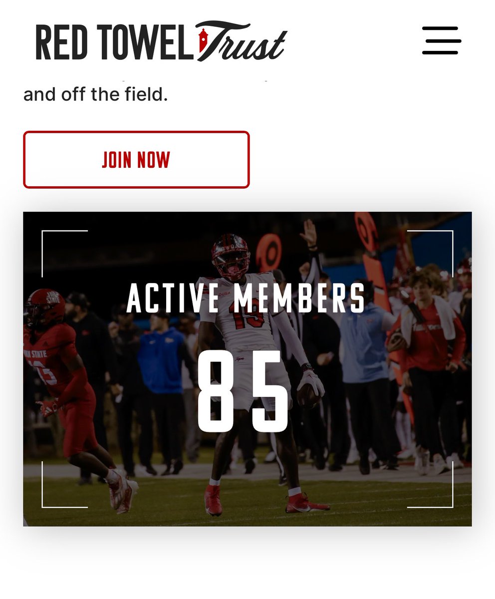 We're 15 members away from reaching 100 at @RedTowelTrust . What's holding you back from joining? Our basketball team boasts a solid 19-7 record. Let's recruit a new member for each win. BG nation, it's time to rally! Let's show our support for our athletes!