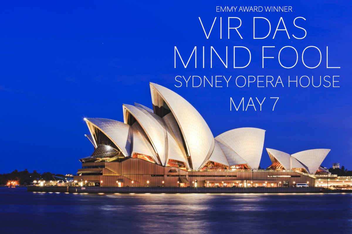 thevirdas's tweet photo. AUSTRALIA! I've waited a LONG time to say this. See you at the Sydney Opera House. May 7th.
Link: https://t.co/tPC4eC0TUM
Use the promo code FOOL https://t.co/UmhTkbM8uD