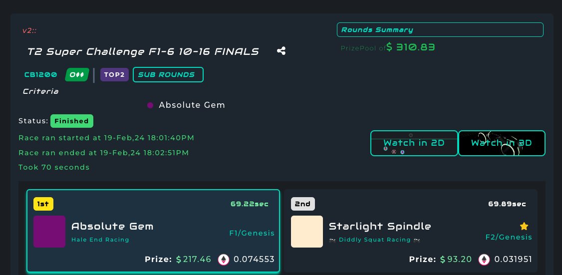 JUST WON OVER 200$ RACING <a href="/DNARacing2023/">DNA Racing</a> LETS GOOOOOO! MASSIVE WIN. GREAT RACE <a href="/Spotonparts/">DanShan</a>