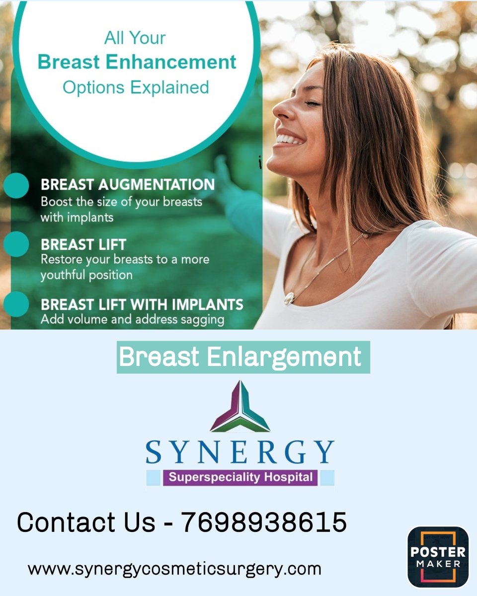 SynergyCosmetic's tweet photo. Affordable breast enlargement (silicone implant)Surgery...... contact........+91-7698938615
#breastimplant, #breastenlargmentsurgery, #siliconbreastimplant, #cosmeticsurgery, #synergycosmeticsurgeryhospital, #synergyhospital https://t.co/uYDm1TmG00