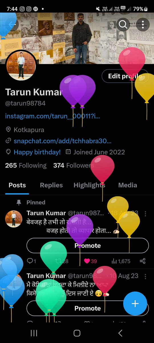 Balloons udd rhe a ajj te ❤️