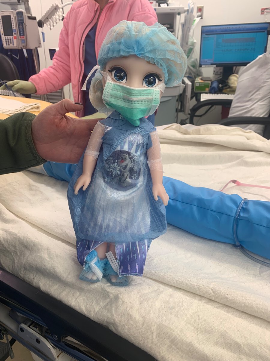 The charge nurse in my OR always dresses up the kid’s toy in makeshift scrubs while I’m operating.

The kids love it (when they wake up).  The parents love it. I love it

Today, we had Dr Elsa.

❤️

It’s really the little things

#pediatric ophthalmology