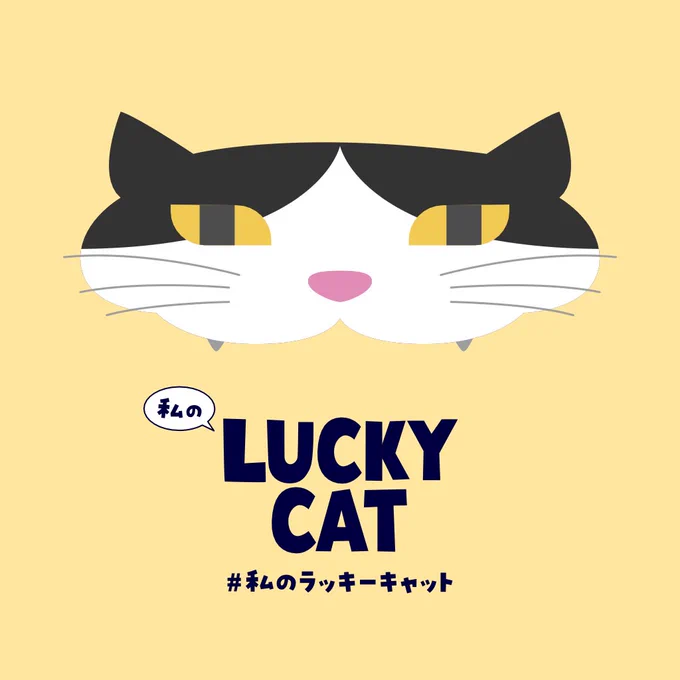 ミャー坊 #私のラッキーキャット 