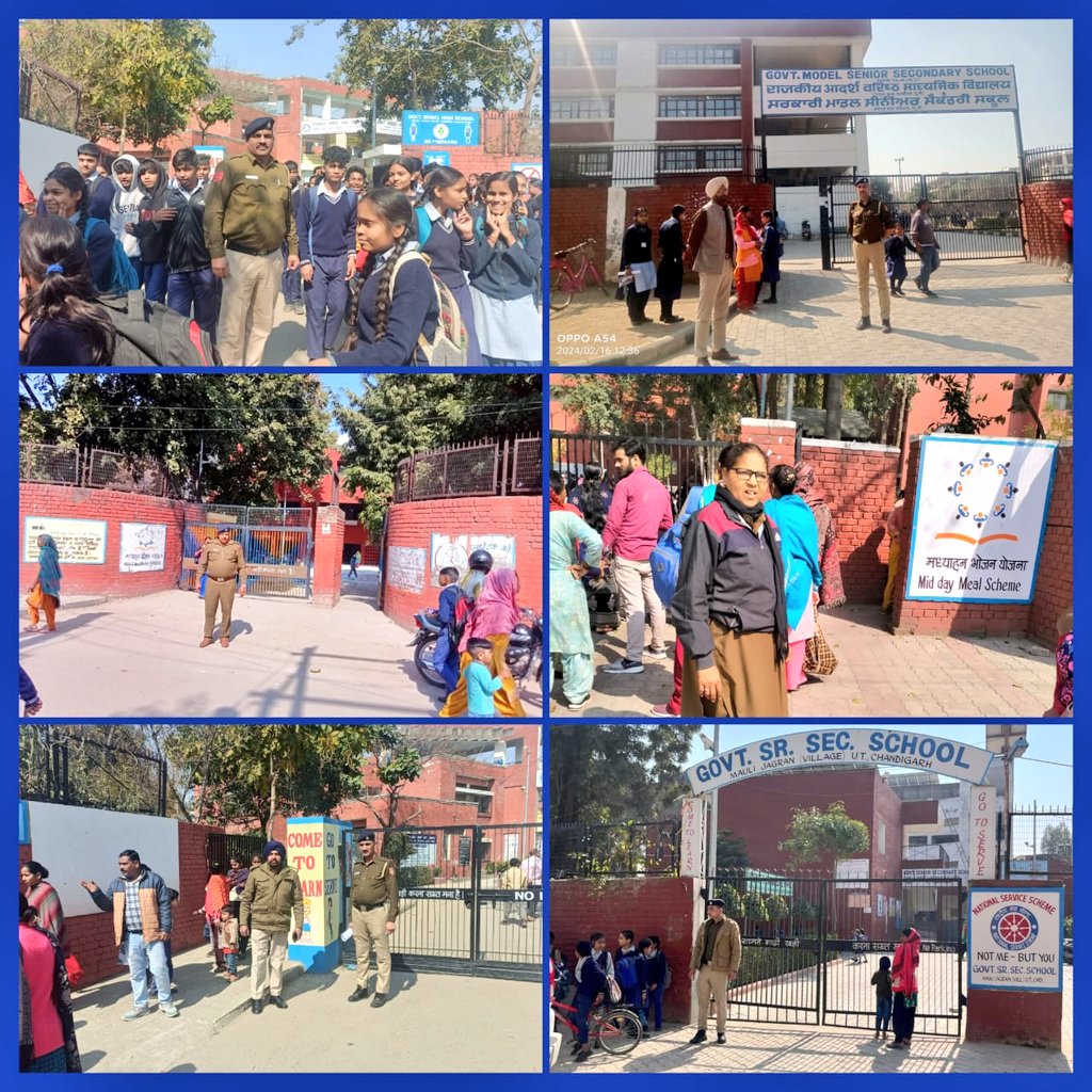 Police officer, My friend !

Chandigarh Police officials are present outside the schools of the City beautiful to ensure the safety of the students and staff

#YourSafetyOurPriority
#ActionAgainstViolators
#ActionAgainstCriminals
#SayNoToDrugs
#SafeCityChandigarh
#WeCareForYou