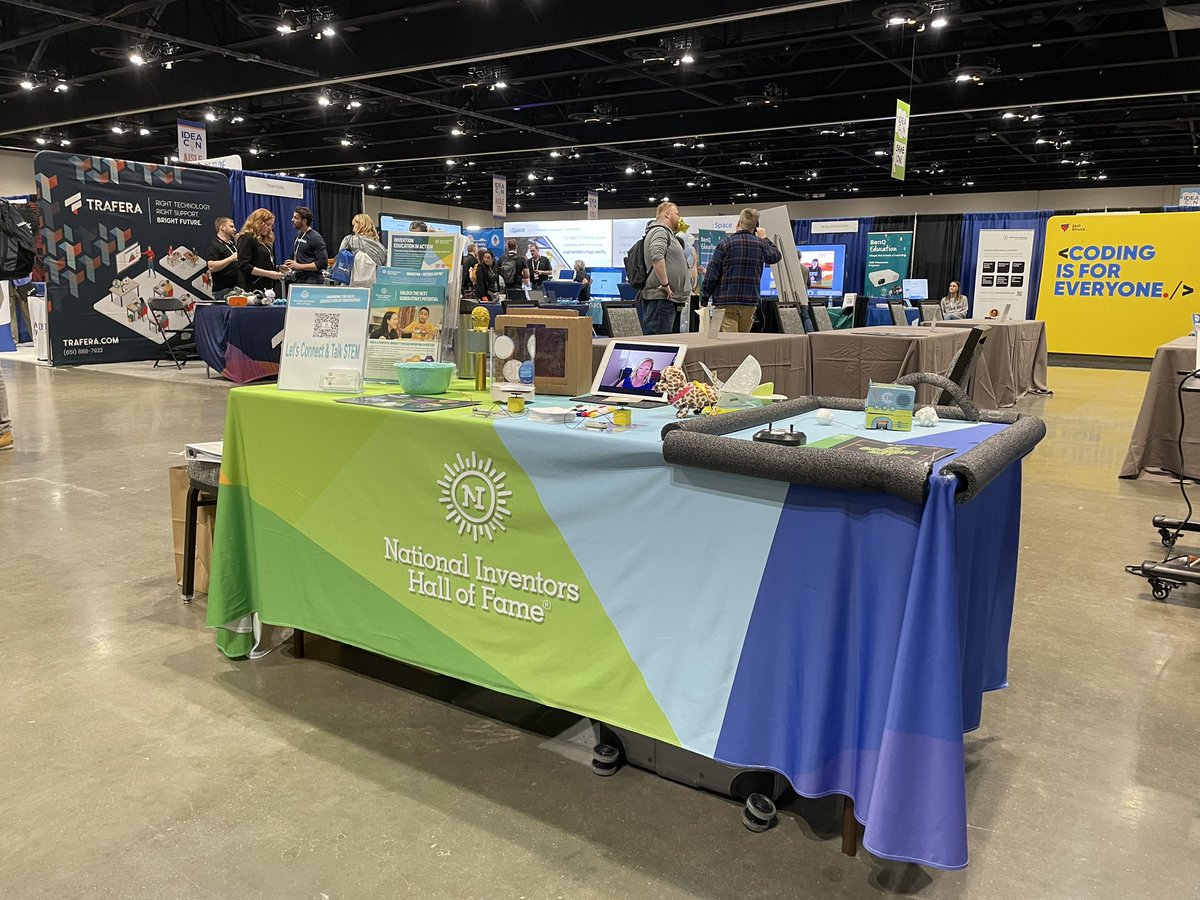 thorsentech's tweet photo. Who is at #IDEAcon this week? Come find the @InventorsHOF in the exhibit hall! #handson exploration in #DEMOcon or visit booth #923.
#inventioneducation #STEM https://t.co/d8YFw8CfOI