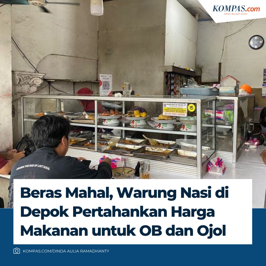 Beras Mahal, Warung Nasi di Depok Pertahankan Harga Makanan untuk OB dan Ojol

Baca di megapolitan.kompas.com/read/2024/02/1…