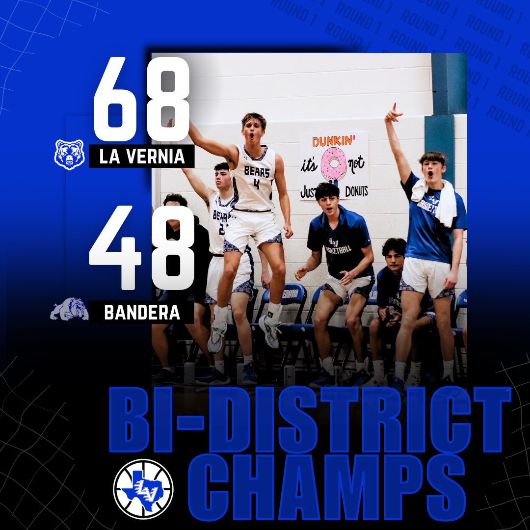 La Vernia beats Bandera!! 🐻🏀🐻🏀
<a href="/LaVerniaISD/">La Vernia ISD</a> <a href="/high_vernia/">La Vernia High School</a> <a href="/LVISDAthletics/">LVISDAthletics</a> <a href="/LaVerniaNews/">La Vernia News</a>
