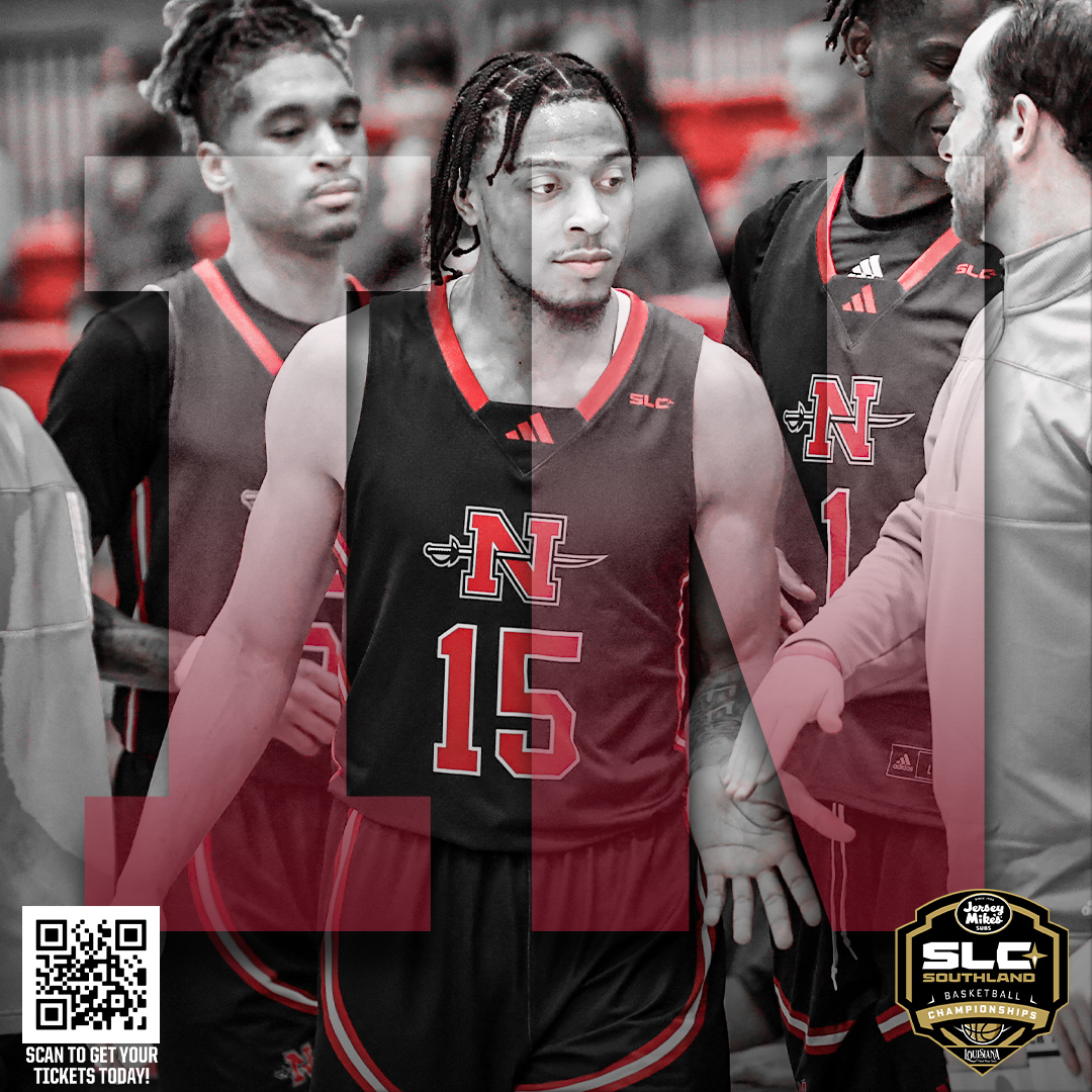 COLONELS ARE LCH BOUND

The Nicholls Colonels have PUNCHED their ticket to Lake Charles for the 2024 Jersey Mike's Southland Basketball Championships presented by Explore Louisiana!

Colonel fans, get your tickets NOW 🎟️ southland.org/tickets

#EarnedEveryDay
