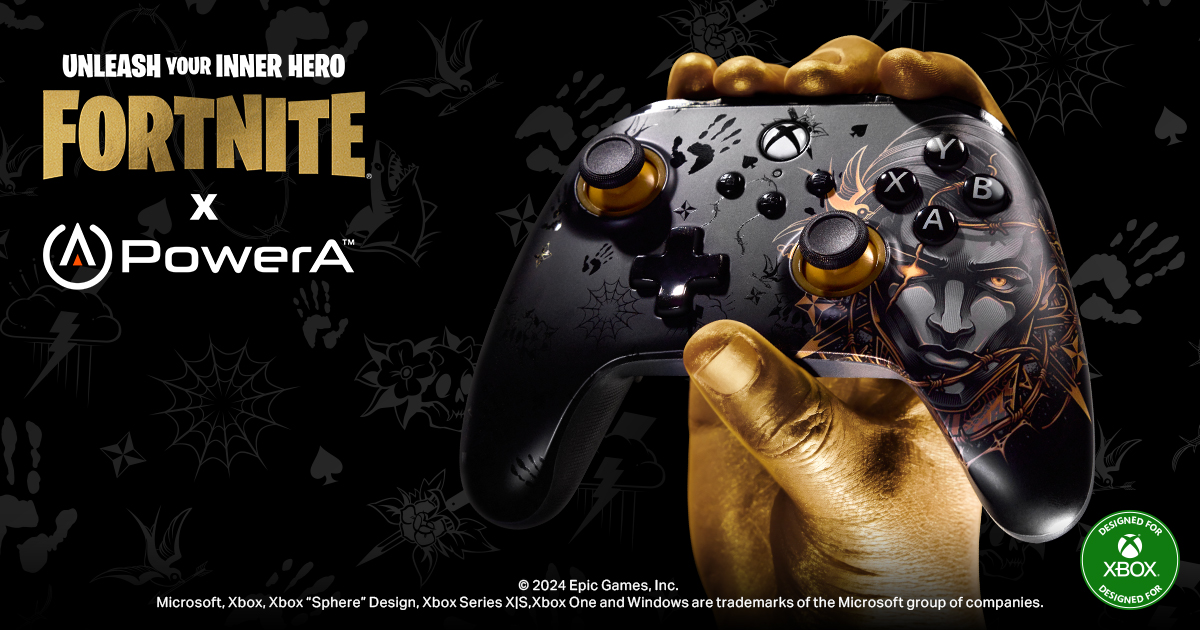 HypergamesA's tweet photo. #Concours 
Fortnite débarque chez @PowerA !

Tentez de remporter une manette Nintendo Switch sans fil Peely et une manette Xbox Midas 🎮

➡️ RT + Follow @HypergamesA et @PowerA 
➡️ Like + Dis-nous en commentaire quelle est ta manette préférée.

TAS 27/02 : https://t.co/jAhKCvS26H https://t.co/IF0eQ4NLfI