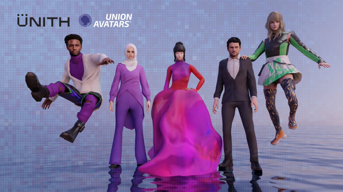 UNITH is partnering up with @UnionAvatars to revolutionize a new era of Digital Human engagements 🤖🚀 Union avatars will help with scaling avatar creation for UNITH, using advanced 3D avatar creation technology. With this partnership UNITH aims to provide a more personalized