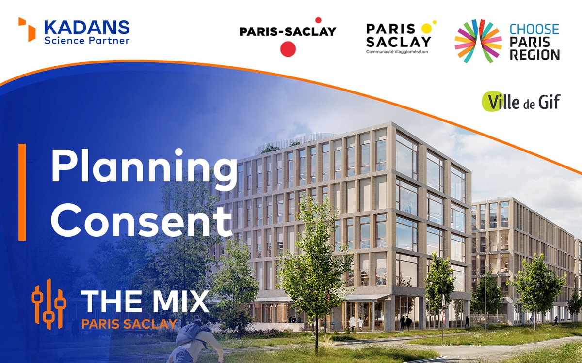 We are pleased to announce that we acquired planning consent for THE MIX. Located in the heart of Paris Saclay urban campus THE MIX will offer 15.000 sqm of high-quality technical space dedicated to innovation!