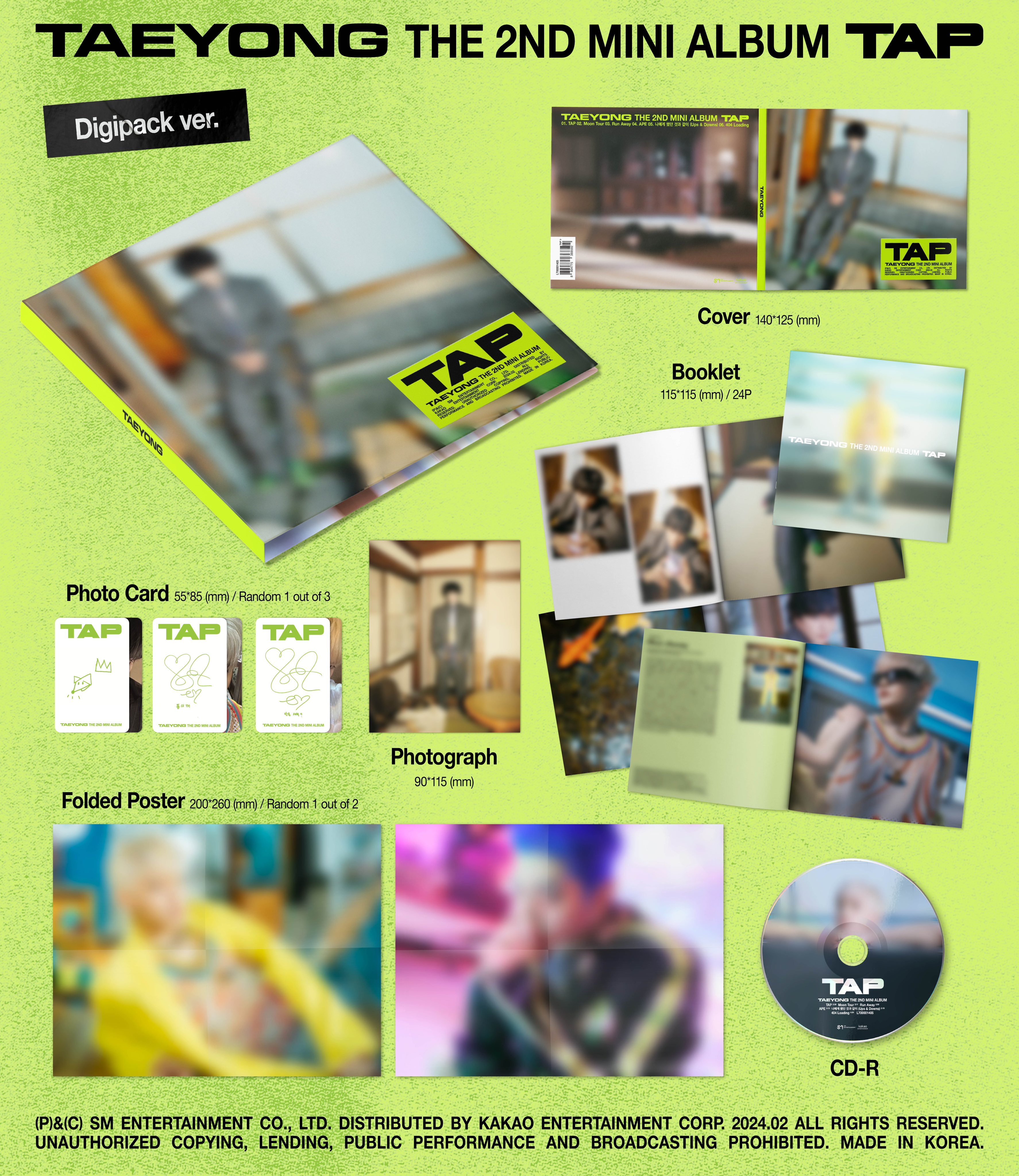 💿 TAEYONG 2nd Mini Album – Tap – NCTzen BASIC