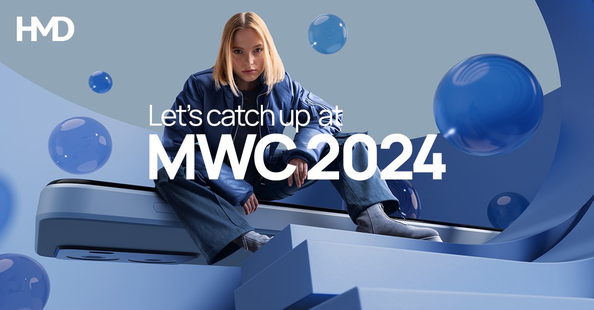 MWC is approaching fast, and we have thrilling updates to share. The HMD media event is scheduled for Sunday, the 25th. If you represent the media and would like an invitation, please DM me. #MWC #MWC2024 #Nokia #HMD