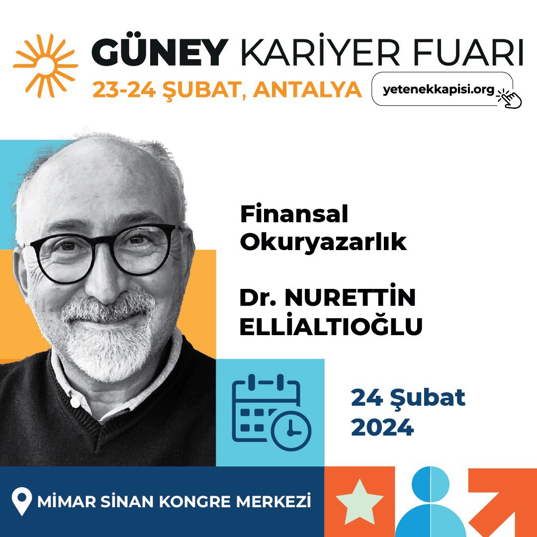 gunkaf_'s tweet photo. Kariyerine yön vermek için birbirinden değerli konuşmacılar Güney Kariyer Fuarında olacak. 

Yapman gereken https://t.co/TwCw2hfcmc’tan üyelik oluşturup, kariyer fuarları kısmından Günkaf’a kayıt olmak...

#günkaf24 

@tccbiko @yetenekapisi @yetenekheryerde https://t.co/3DJozFDuUI