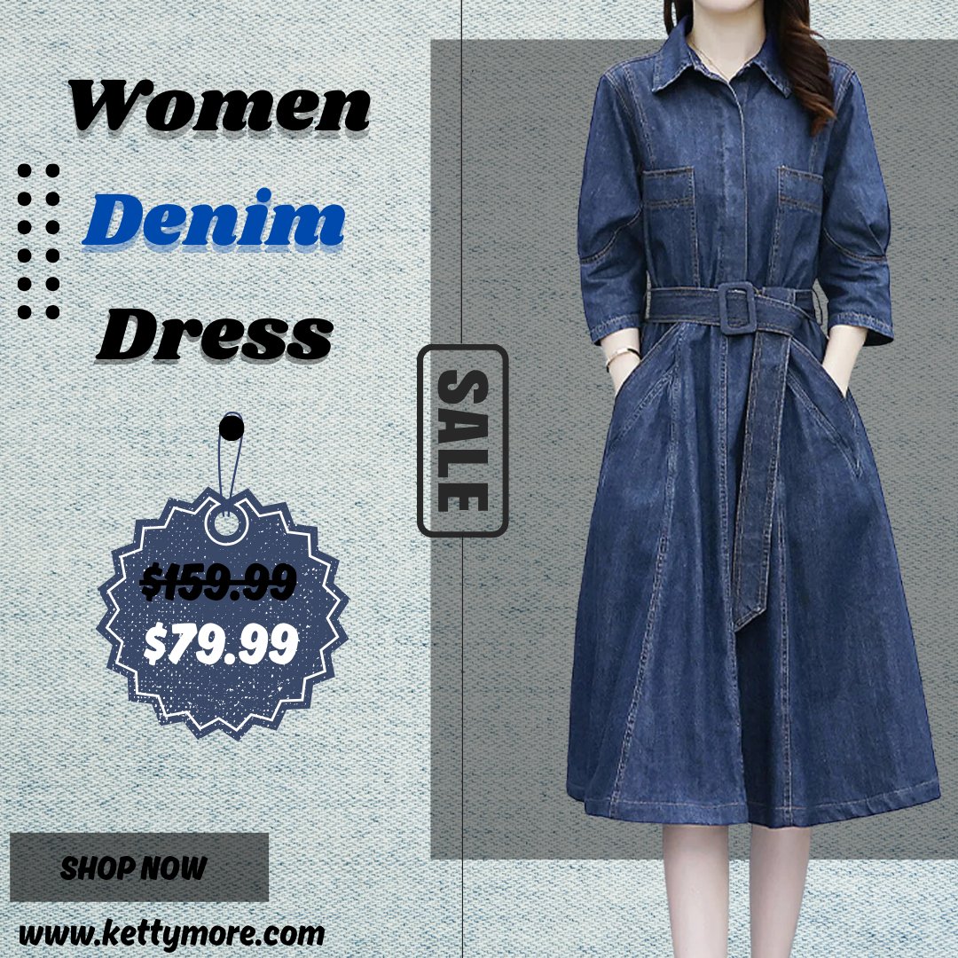 kettymoreusa's tweet photo. Women Stylish Collar Short Sleeve Awesome Solid Colored Mid-Length Autumn Casual Denim Dressππ―
β¦
β¦
Click on this link to buy !π
https://t.co/jGez7P7lLz
Style no - C2524UD
β¦
β¦
#women #womendress #denimdress #StylishCollar #denim #casualdress #DAYTONA500 #WWERaw #kettymore https://t.co/0l7djnXbcj
