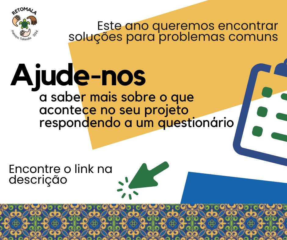 Este año queremos encontrar soluciones a problemas comunes. Ayúdanos contestando un cuestionario:
---
Este ano queremos encontrar soluções para problemas comuns. Ajude-nos respondendo a um questionário:
forms.gle/fGnHXHqtKcu22P…