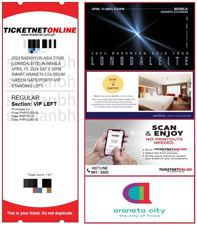 posting for a friend ulit! 🥹
please help rt! 🙇‍♀️
wts lfb ph exo baekhyun concert

SELLING VIP STANDING LEFT
` 15000 (srp + asst fee)
` payo or 50% nrdp
` prio payo  

reply/dm to claim~ 🫶
#BaekhyuninMNL 
#LONSDALEITEinMNL #2024BAEKHYUNAsiaTour