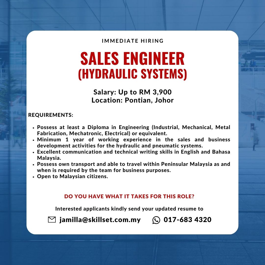 Jamilla Syaza (@jamillazain) on Twitter photo I am looking for Sales Engineer! Feel free to connect and recommend your friends ๐
<a href="/kerja_kosongMY/">Your Recruiter</a> @kerjakosong_MY_ <a href="/Oh_KerjaKosong/">Oh Kerja Kosong</a> <a href="/twtkerjakosongg/">Twt Kerja Kosong MY๐ฒ๐พโค๏ธ๐ต๐ธ</a> <a href="/kerjakosong123/">Kerja Kosong</a> <a href="/myjobvacancyy/">twt_kerjakosong</a> <a href="/KerjaOh/">OhKerja</a> <a href="/sebarkerja/">Sebar Kerja</a> <a href="/twt_kerja/">Twt_Kerja</a> <a href="/MauKerjaMY/">Maukerja</a> I am looking for Sales Engineer! Feel free to connect and recommend your friends ๐
<a href="/kerja_kosongMY/">Your Recruiter</a> @kerjakosong_MY_ <a href="/Oh_KerjaKosong/">Oh Kerja Kosong</a> <a href="/twtkerjakosongg/">Twt Kerja Kosong MY๐ฒ๐พโค๏ธ๐ต๐ธ</a> <a href="/kerjakosong123/">Kerja Kosong</a> <a href="/myjobvacancyy/">twt_kerjakosong</a> <a href="/KerjaOh/">OhKerja</a> <a href="/sebarkerja/">Sebar Kerja</a> <a href="/twt_kerja/">Twt_Kerja</a> <a href="/MauKerjaMY/">Maukerja</a>