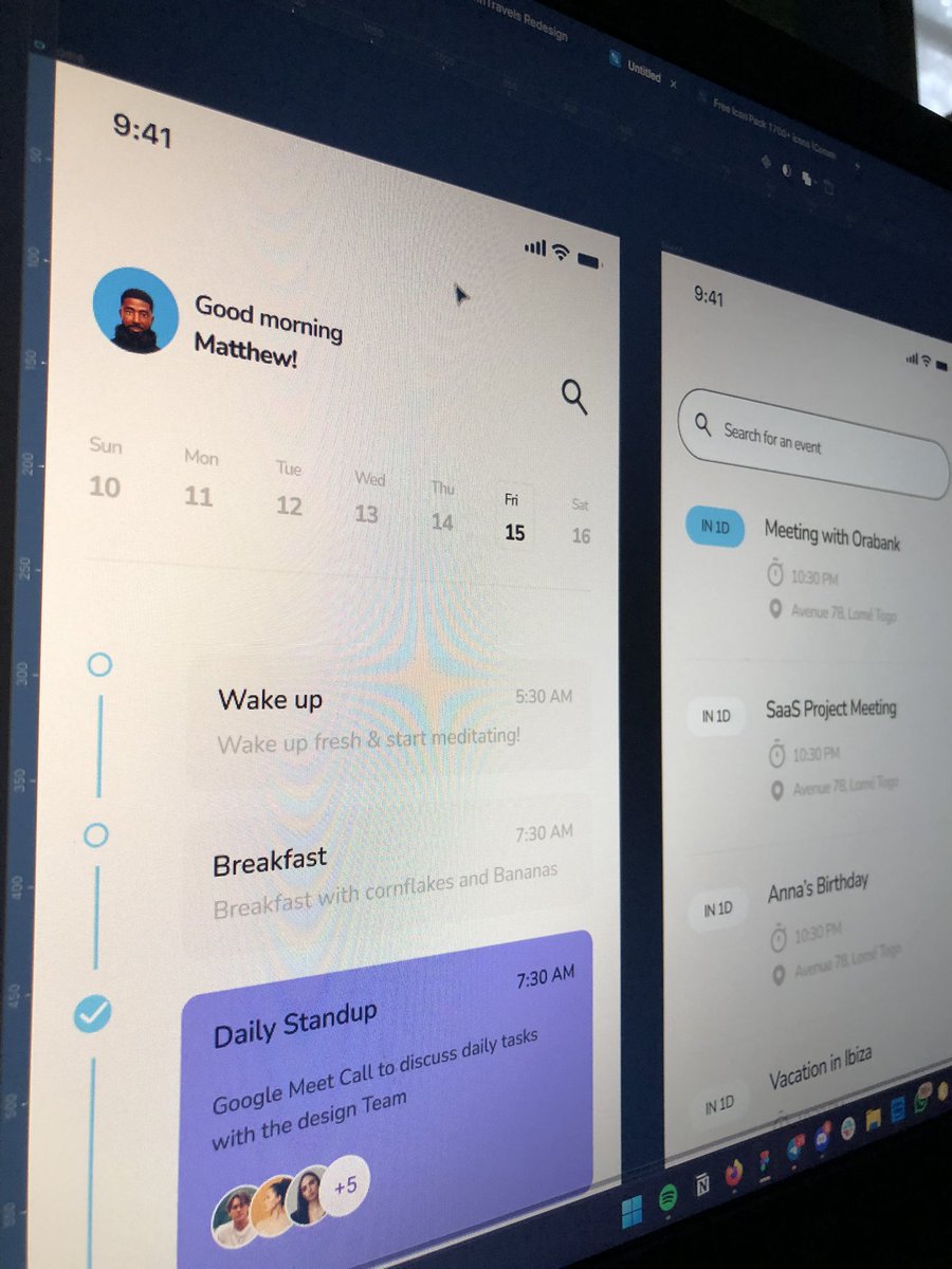 I miss designing mobile screens.