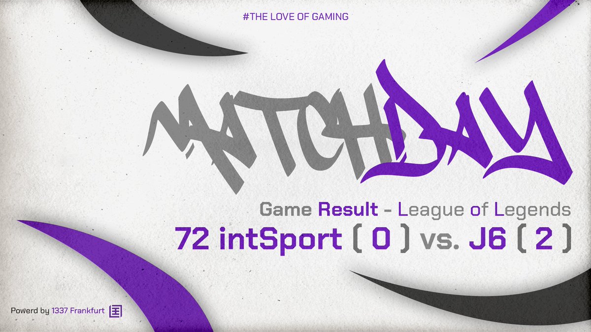 Congratulations to our League of Legends team who won last Sunday with a solid 2:0 against @intSport1  gg wp 

#j6win #j6fam #j6army #LeagueOfLegends #primeleague #division6 #matchday #win