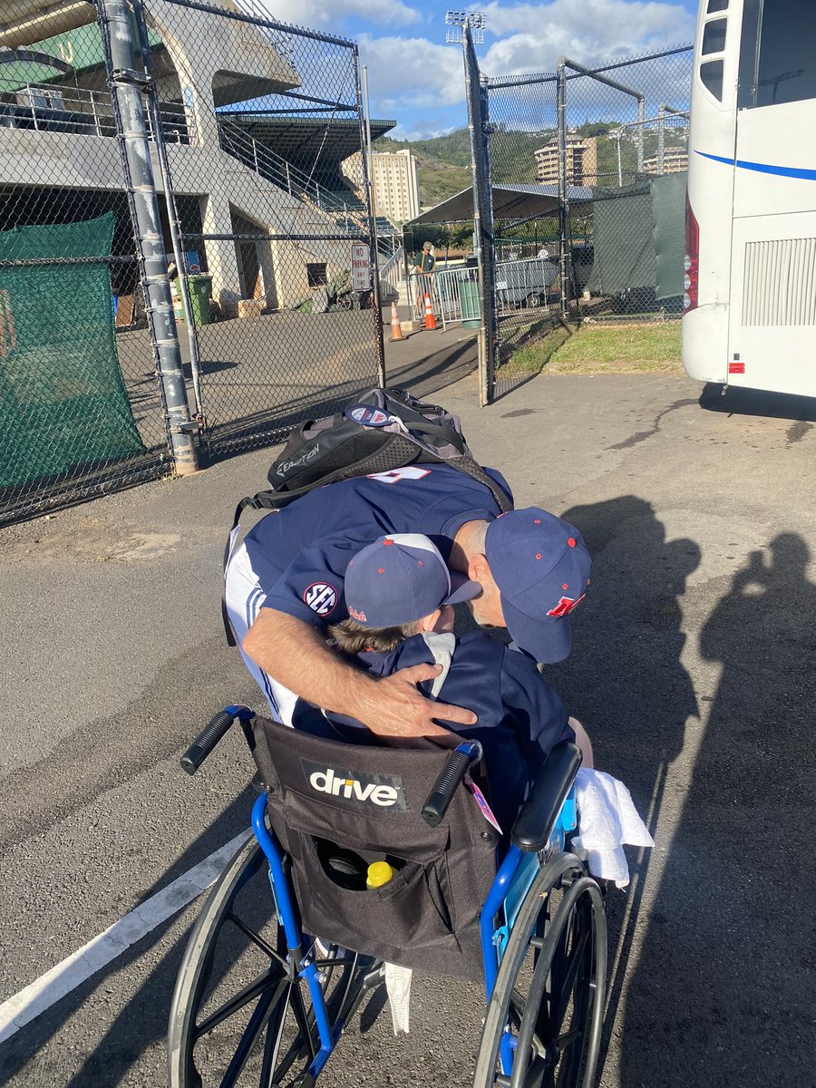 I’m leaving Hawaii. I’m thankful I got to see my friends at @OleMissBSB. I think this is going to be a great season. We have a lot of new players. It’s going to take some time but I think we are going to be really good.