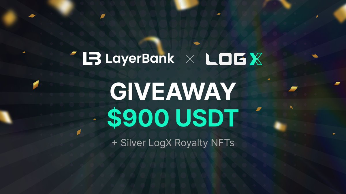 LayerBankFi's tweet image. GIVEAWAY ALERT 🚨
Total Prize Pool : $900 
+ 5 Silver LogX Royalty NFTs (Potential #Airdrops)

@LayerBankFi 🤝 @LogX_trade
- Borrow wUSDM on LayerBank
- Provide wUSDM on LogX
- Trade on LogX

Join here👇 galxe.com/logx/campaign/…