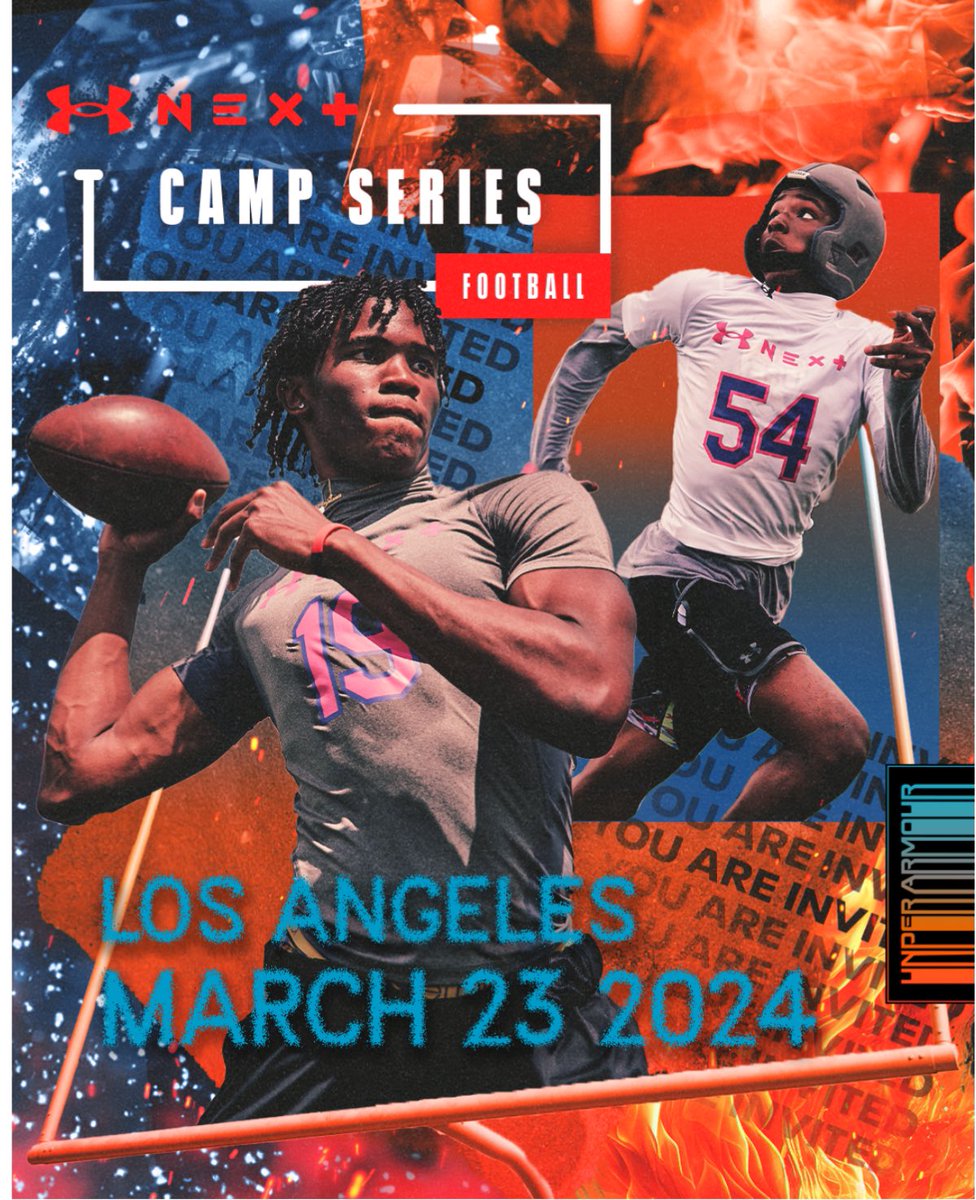 I appreciate the invite to @underarmournext Camp Series! Looking forward to competing with the best in #California #inviteonly
💯 #hardwork pays off! #invite-only