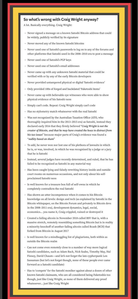 ezCoinAccess's tweet image. It’s been &amp;gt;8yrs, yet BSVers STILL ignore EVERY. SINGLE. ONE. of the following facts: