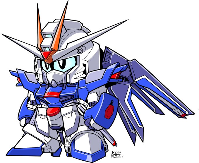 ライジングフリーダムガンダム習作絵を描くモチベーションを上げていかねば 