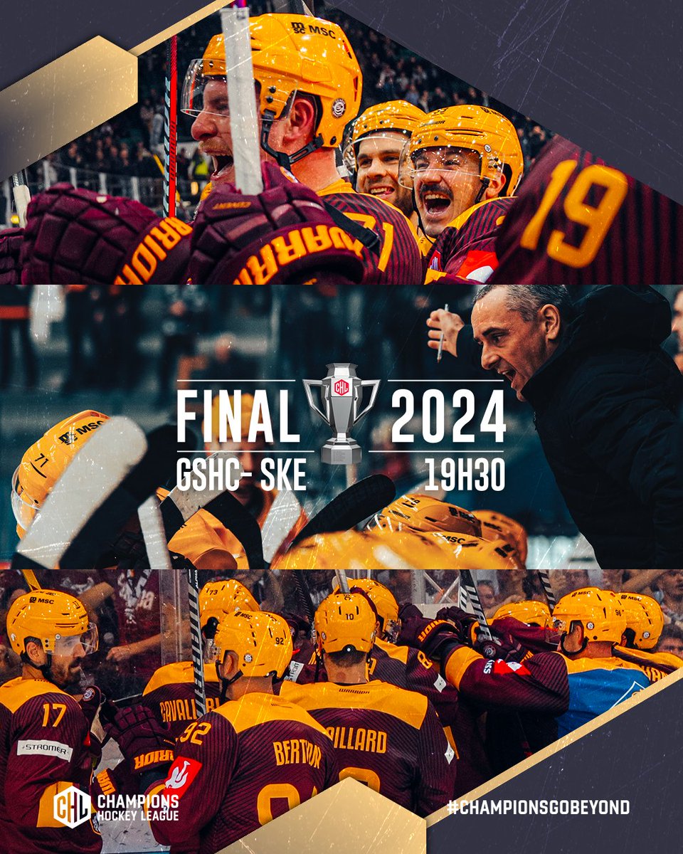 officialGSHC's tweet photo. 𝐔𝐍 𝐌𝐀𝐓𝐂𝐇 𝐏𝐎𝐔𝐑 𝐋'𝐇𝐈𝐒𝐓𝐎𝐈𝐑𝐄 🌋 ✨

𝗡𝗼𝘂𝘀 𝘆 𝘀𝗼𝗺𝗺𝗲𝘀 ! 🔥
Genève Servette 🇨🇭 ⚔️ 🇸🇪 Skellefteå AIK c'est ce soir aux Vernets, pour le titre de 𝕮𝖍𝖆𝖒𝖕𝖎𝖔𝖓 𝖉'𝕰𝖚𝖗𝖔𝖕𝖊 ! 🏆

#FromGenevaToEuropeanFinal https://t.co/2ixzGuSrub